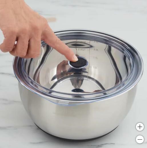[Like_new] MIU Stainless Steel Mixing Bowls with Graters, Set of 4