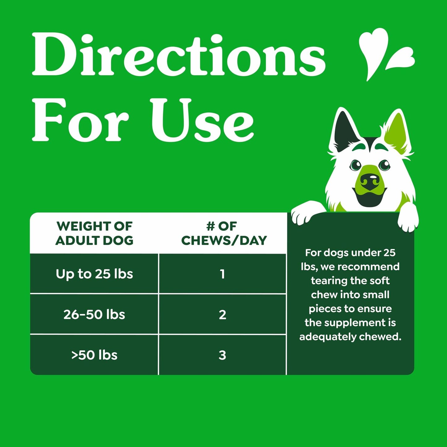 2/25 Greenies Supplements Hip and Joint Supplements for Dogs, Chicken Flavor,