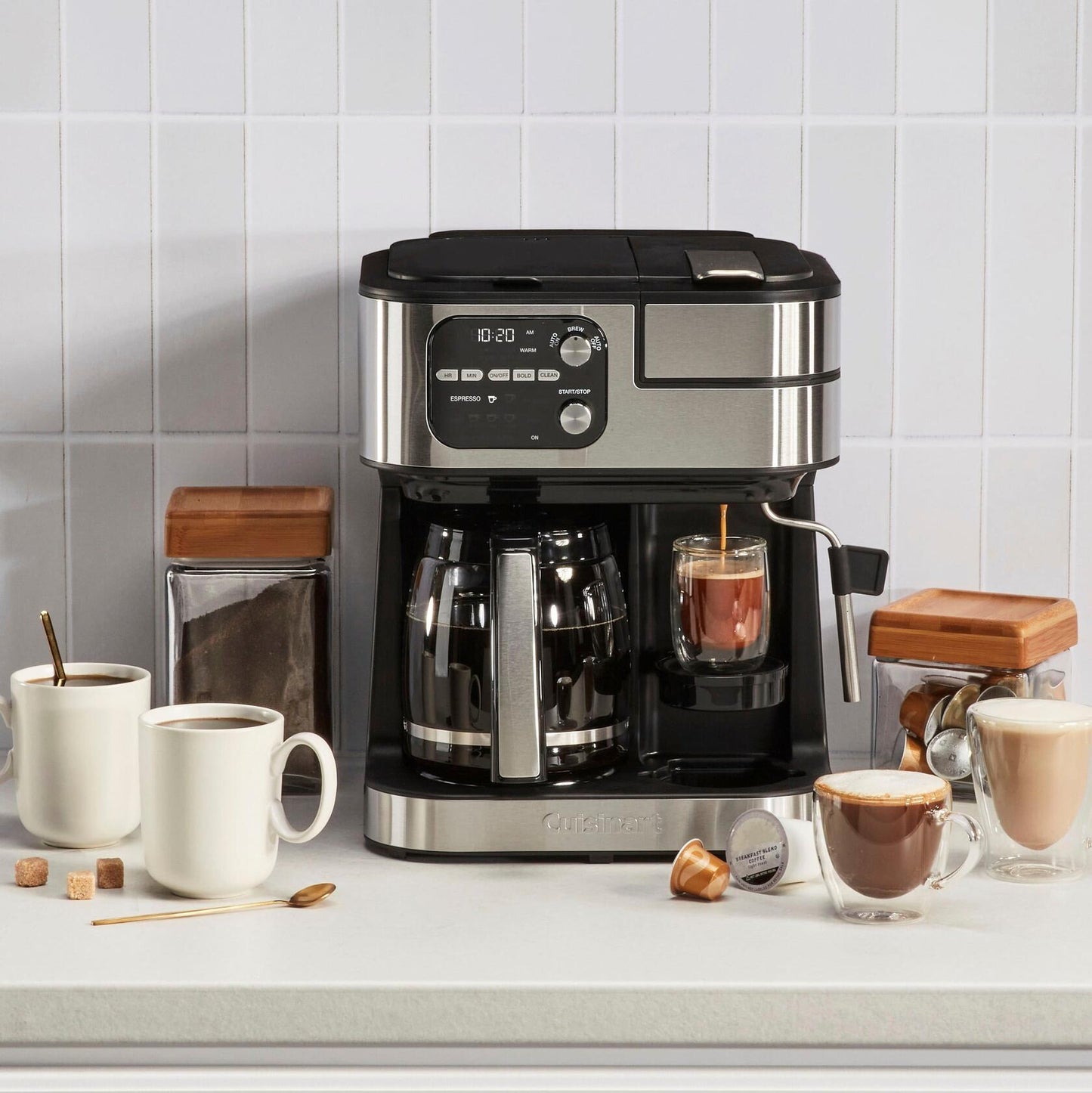[Like_new] Cuisinart - CoffeeCenter 12-Cup  Coffee Maker Barista Bar 4-In-1 Coffeemaker -