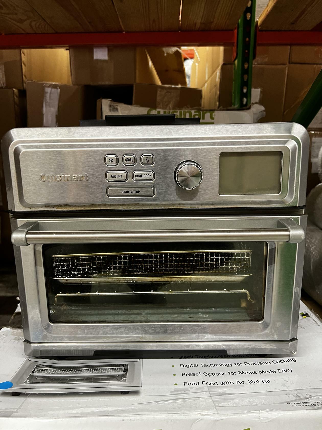 [Very_good] Cuisinart CTOA-130PC3 Digital Model Airfryer Toaster Oven - Silver