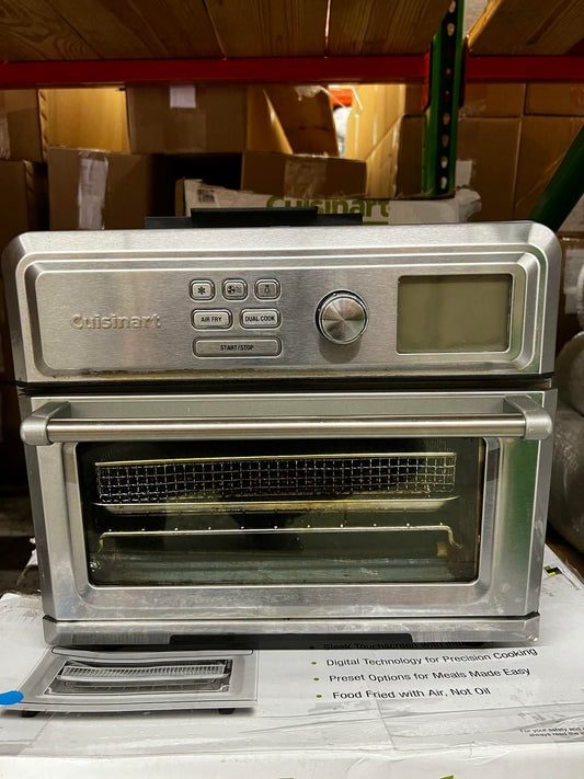 [Very_good] Cuisinart CTOA-130PC3 Digital Model Airfryer Toaster Oven - Silver