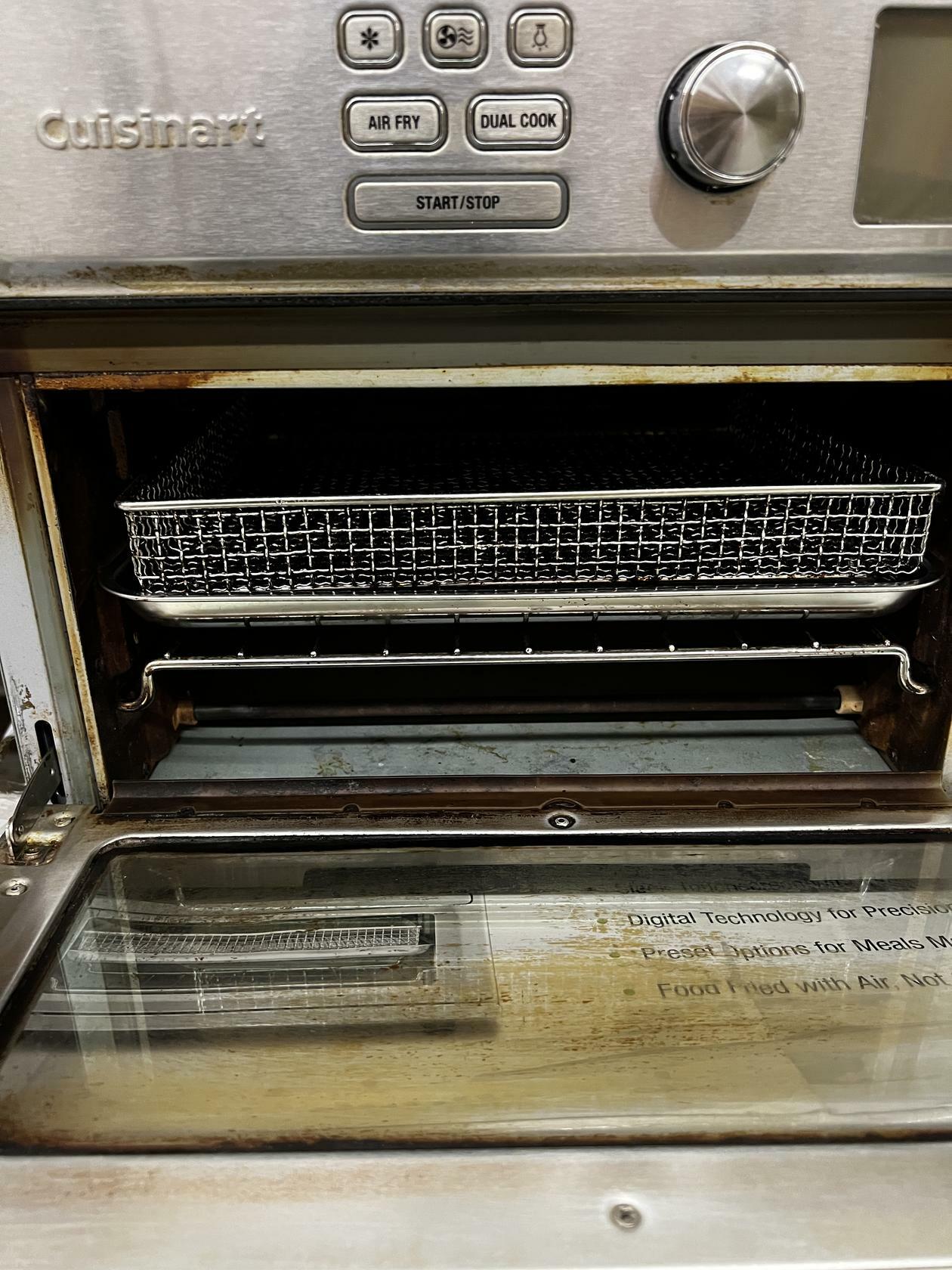 [Very_good] Cuisinart CTOA-130PC3 Digital Model Airfryer Toaster Oven - Silver