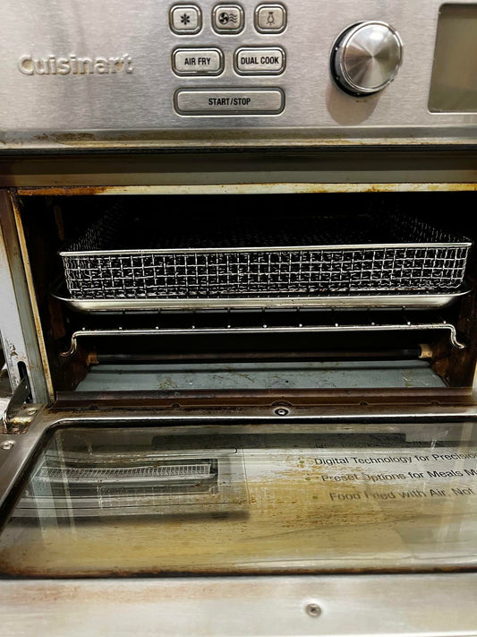 [Very_good] Cuisinart CTOA-130PC3 Digital Model Airfryer Toaster Oven - Silver