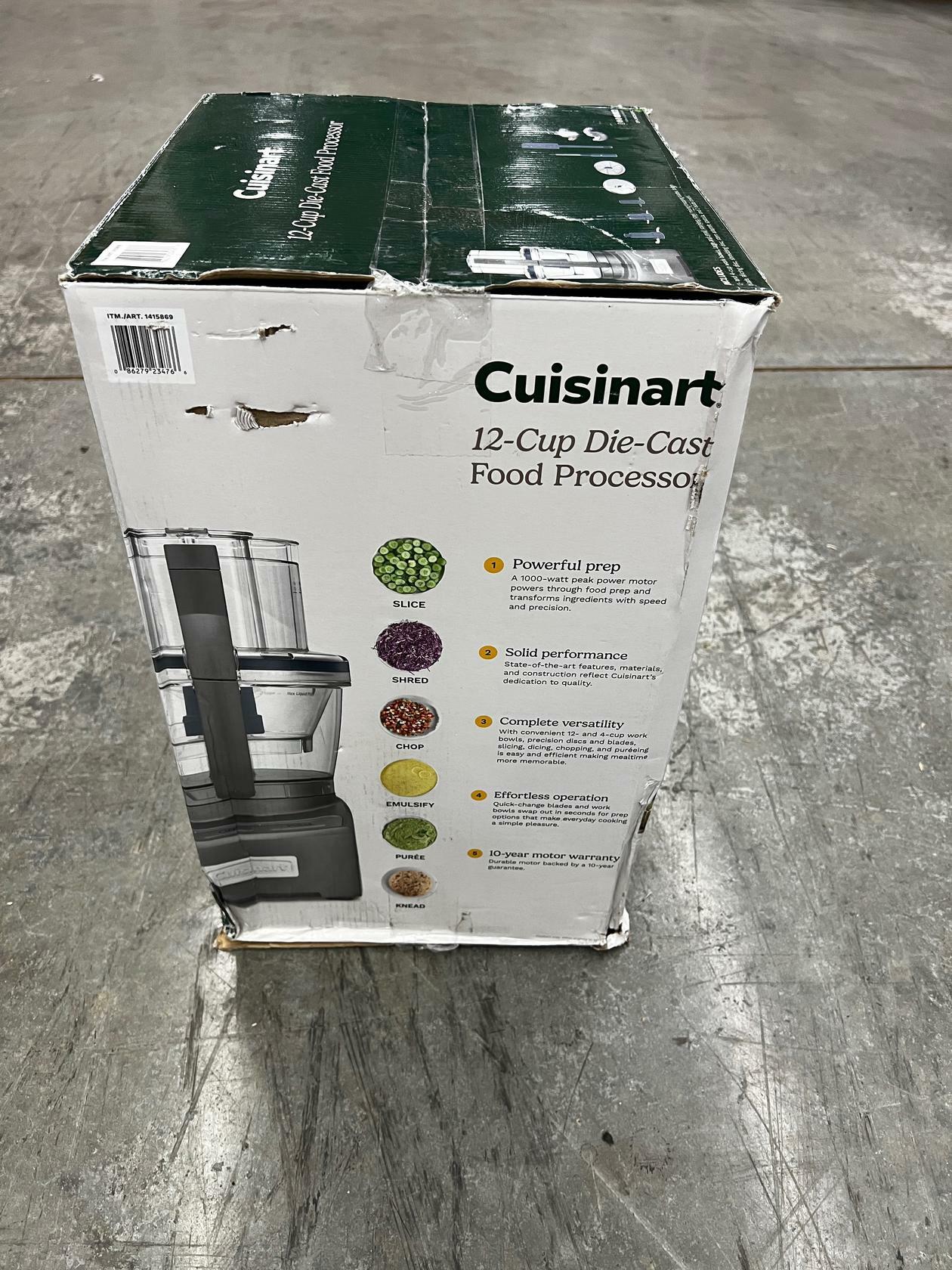 [Like_new] Cuisinart 12-Cup Die-Cast Food Processor CFP-24DCNGMPC