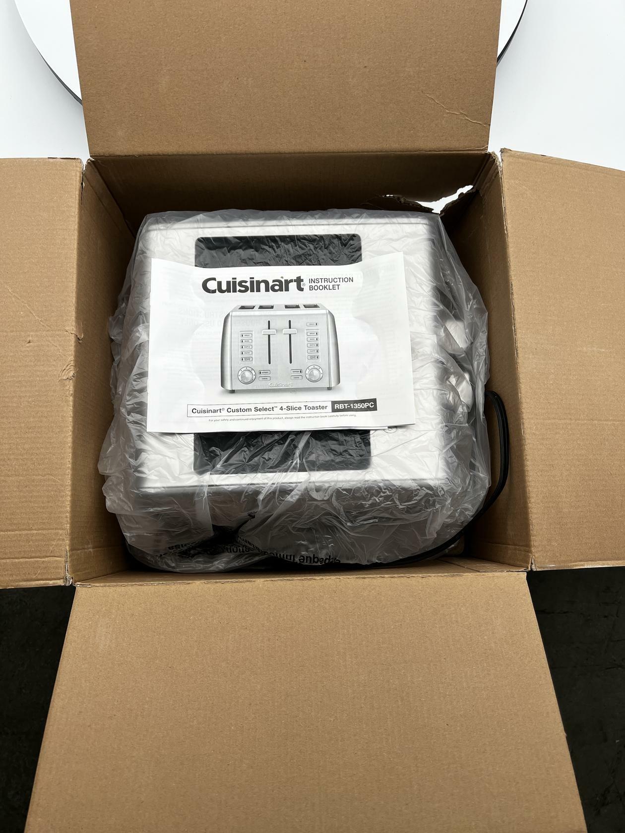 [Good] Cuisinart Custom Select 4-Slice Toaster RBT-1350PC
