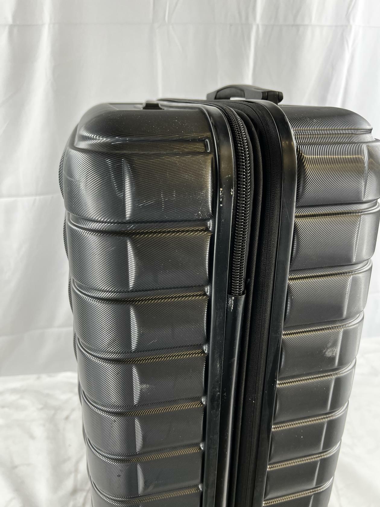 [Very_good] Delsey Paris 2-Piece Hardside Spinner Luggage Set Graphite/Black