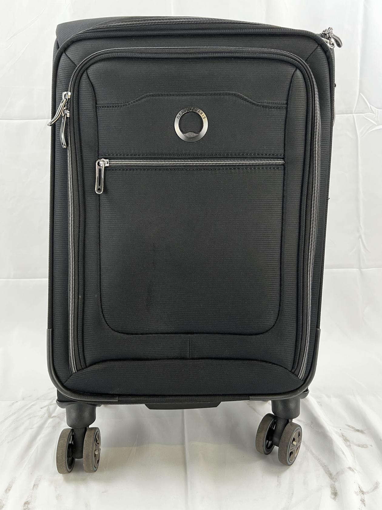 DELSEY Paris Softside Expandable Luggage with Spinner Wheels, Black. Large and - Very Good