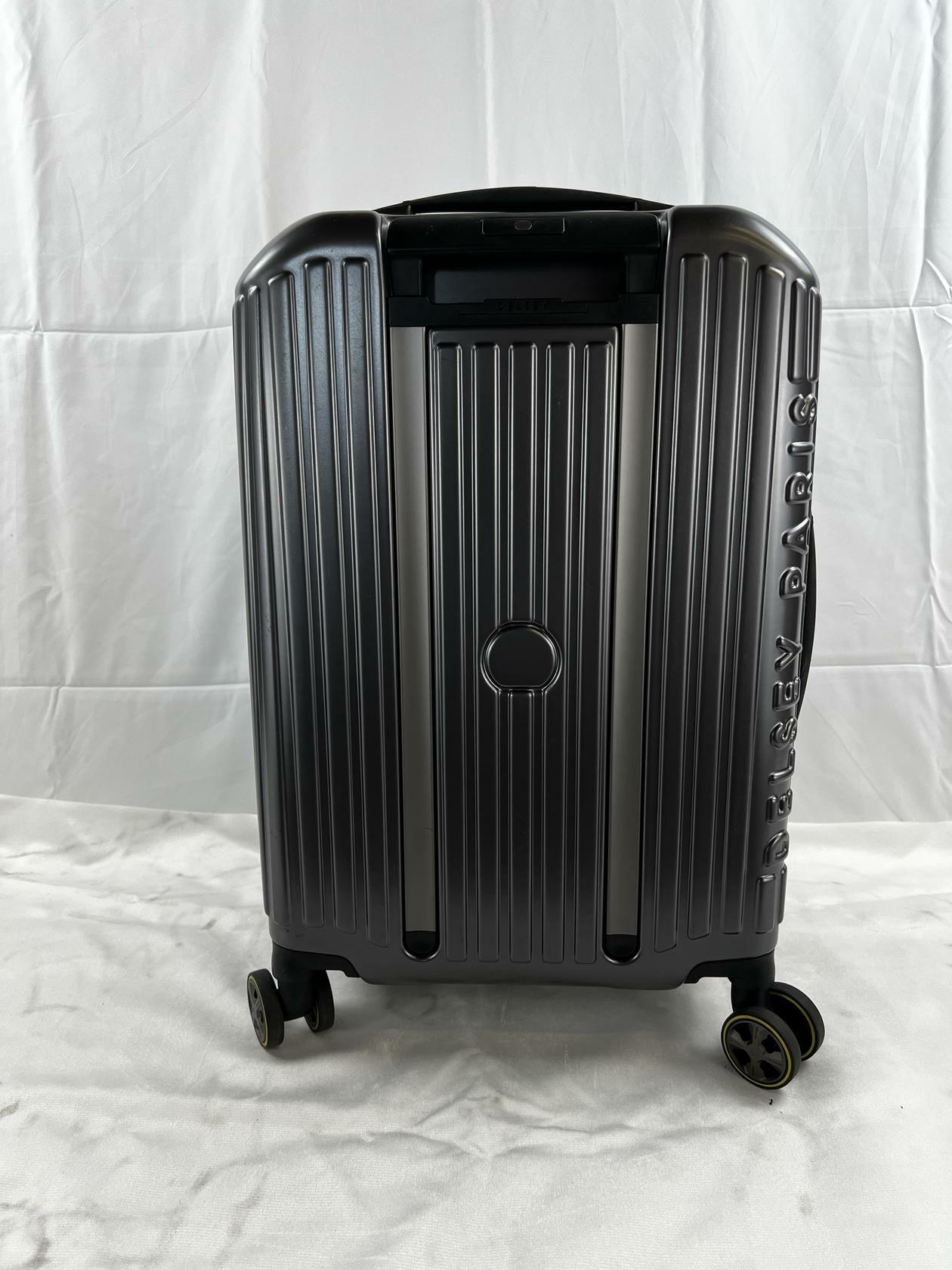 [Good] Delsey 22" Front Lid Carry-On Hardside Spinner