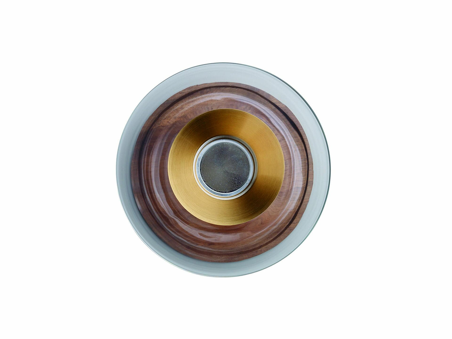 [Like_new] RBT Decanter with Wood Coaster and Micro-Perforated Aerator,Clear
