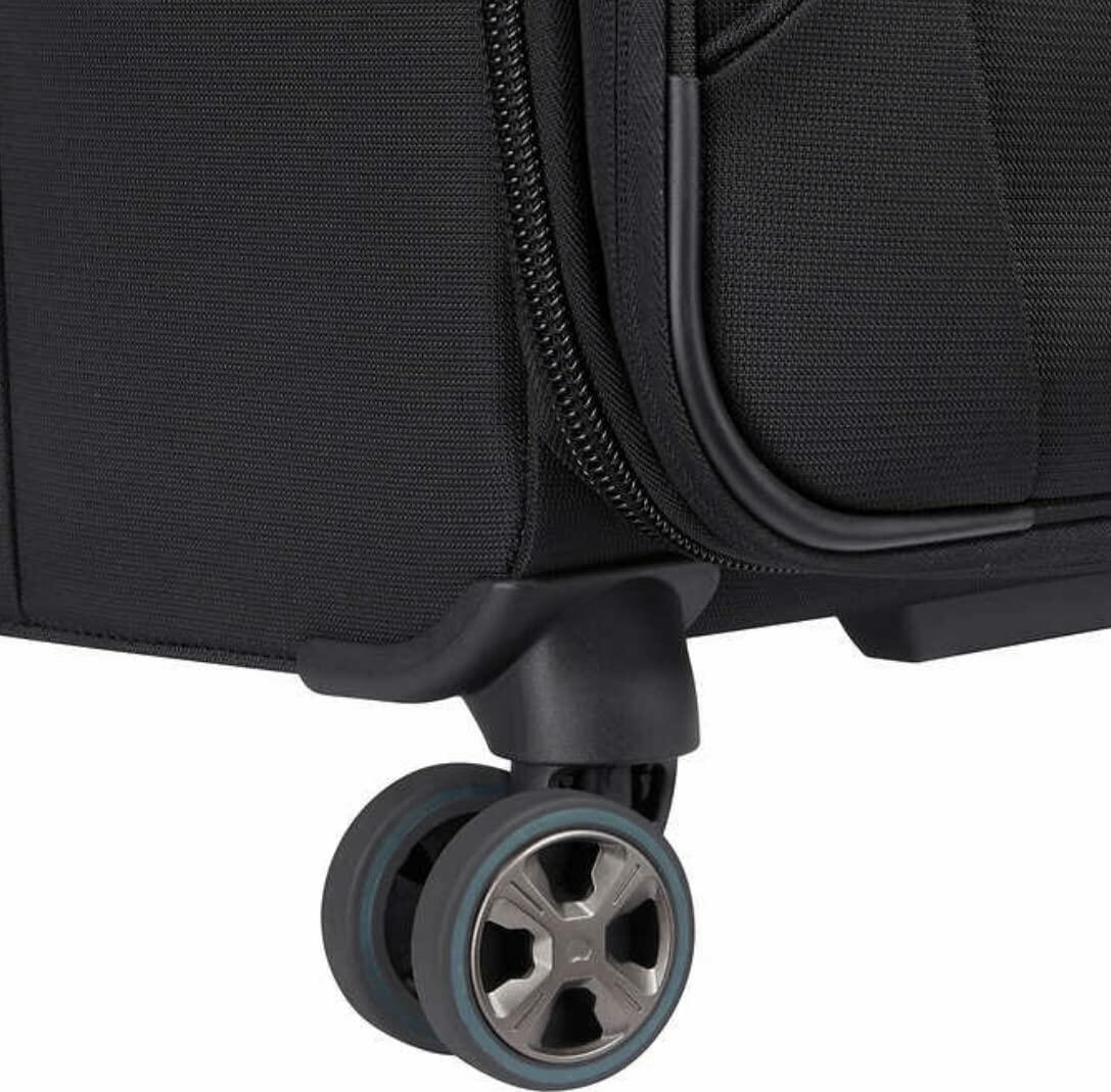 DELSEY Paris Softside Expandable Luggage with Spinner Wheels, Black. Large and - Very Good