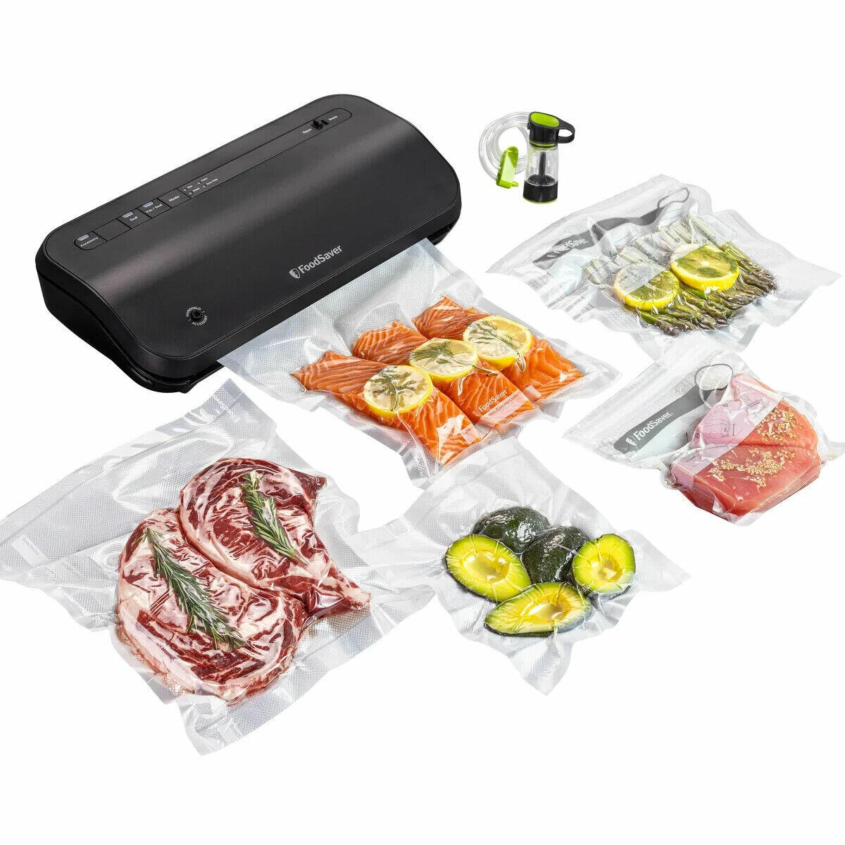 [Like_new] FoodSaver Preserve Vacuum Sealing System Starter Kit with Bags and Rolls VS2280