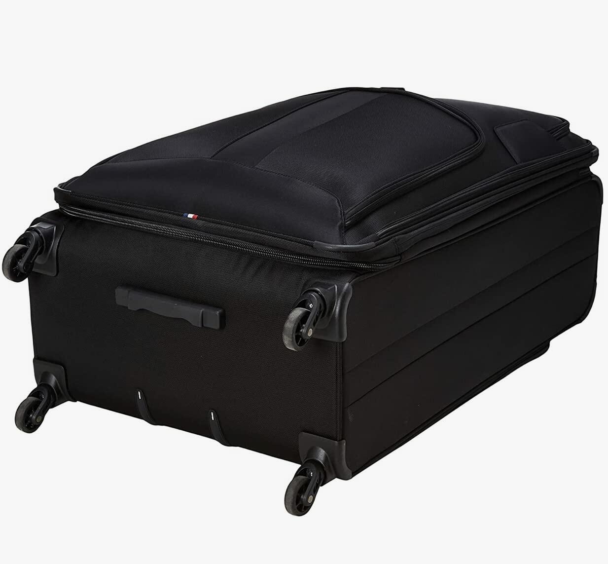 DELSEY Paris Softside Expandable Luggage with Spinner Wheels, Black. Large and - Very Good