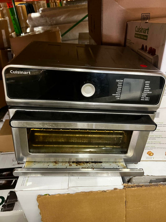 [Salvage] Cuisinart CTOA-130PC3 Digital Model Airfryer Toaster Oven - Silver