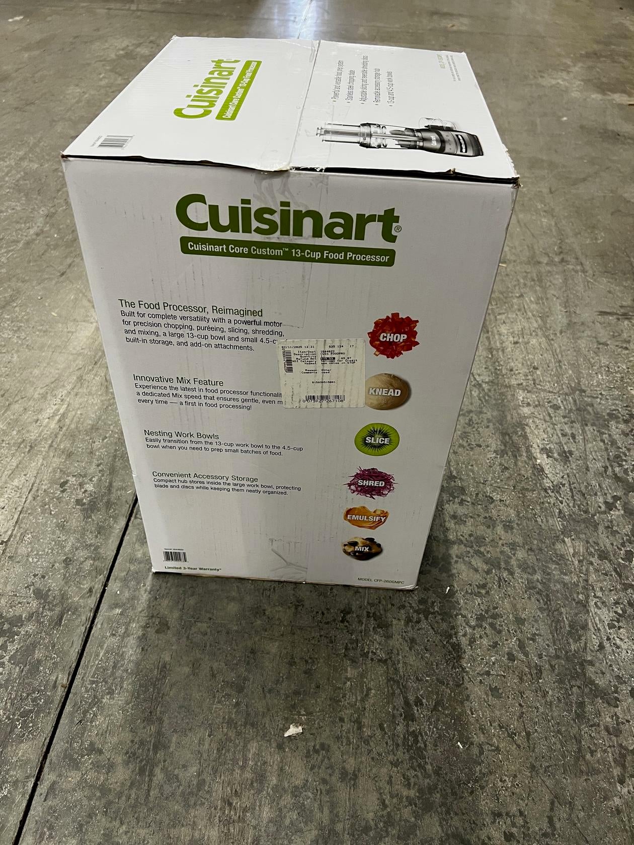 [Very Good] Cuisinart Core Custom 13-Cup Food Processor CFP-260GMPC