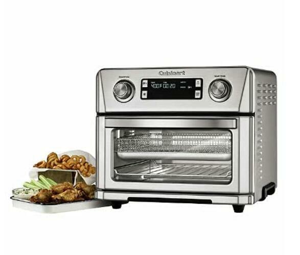 [Like_new] Cuisinart CTOA-130PC3 Digital Model Airfryer Toaster Oven - Silver