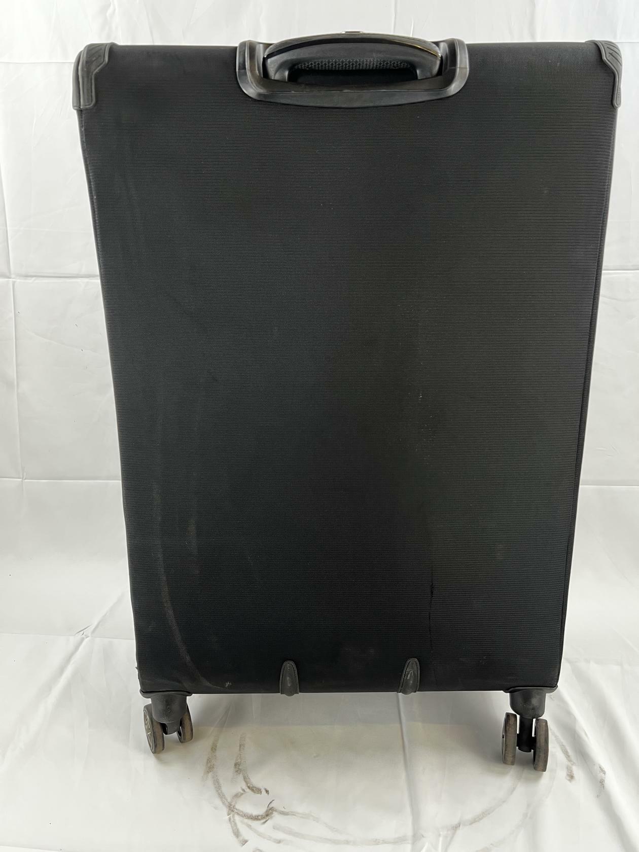 DELSEY Paris Softside Expandable Luggage with Spinner Wheels, Black. Large and - Very Good