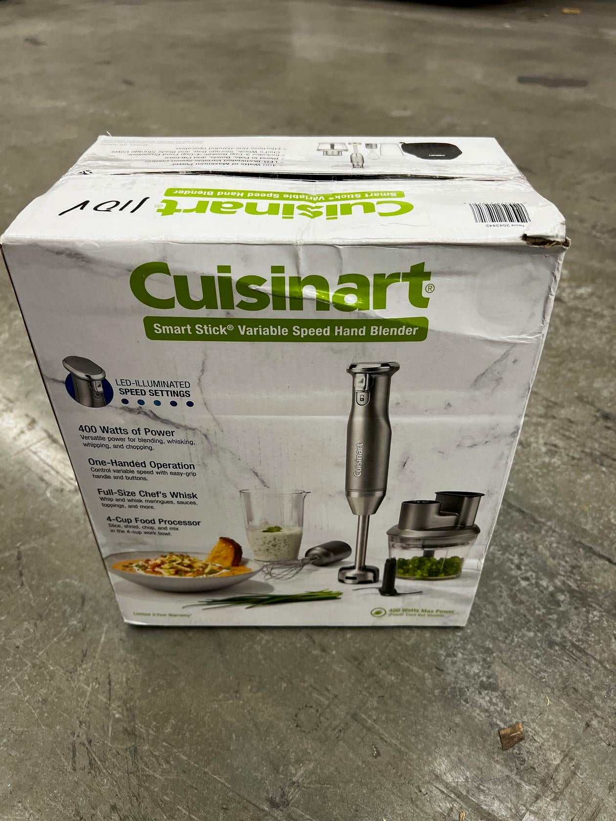 [Like_new] Cuisinart HB-400PC Smart Stick Variable Speed Hand Blender