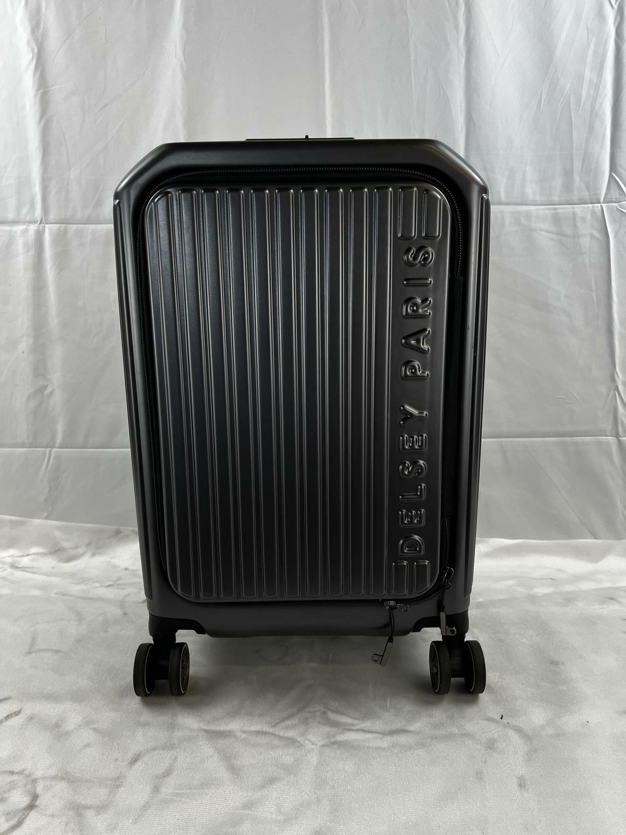 [Good] Delsey 22" Front Lid Carry-On Hardside Spinner