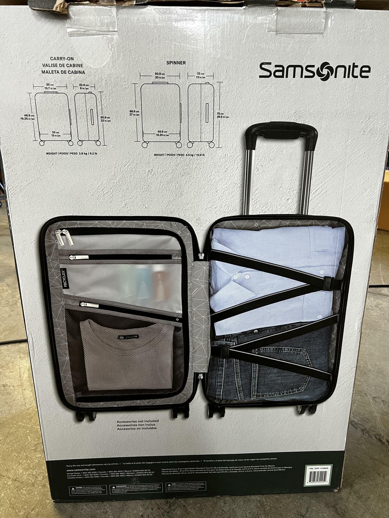 [Like_new] Samsonite Element XLT 2.0 2-Piece Hardside Luggage Set - Green
