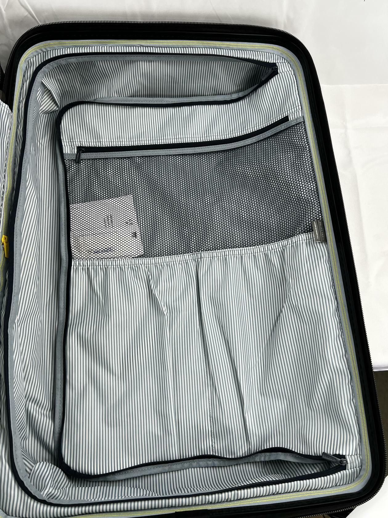 [Good] Delsey Paris Accelerate 2-Piece 30" & 22" CarryOn Hardside Luggage Set Dark Gray