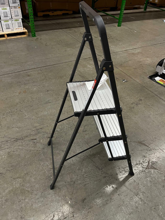 Open Box - Cosco 3-Step Folding Step Stool, 250 lbs Load Capacity