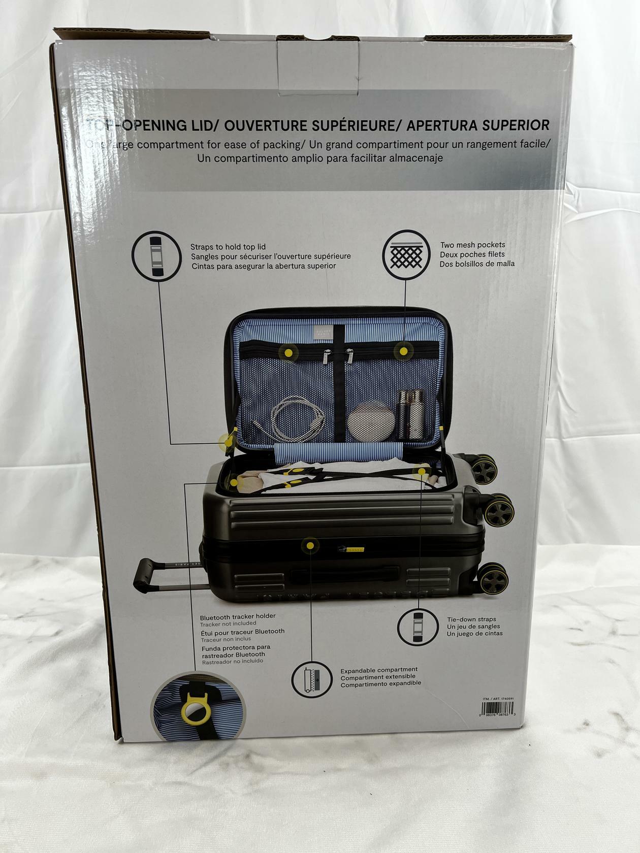 [Like_new] Delsey 22" Front Lid Carry-On Hardside Spinner