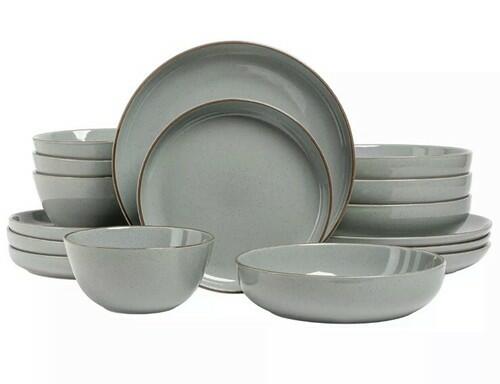 [Like_new] over&back Options 16-piece Dinnerware Set - Blue