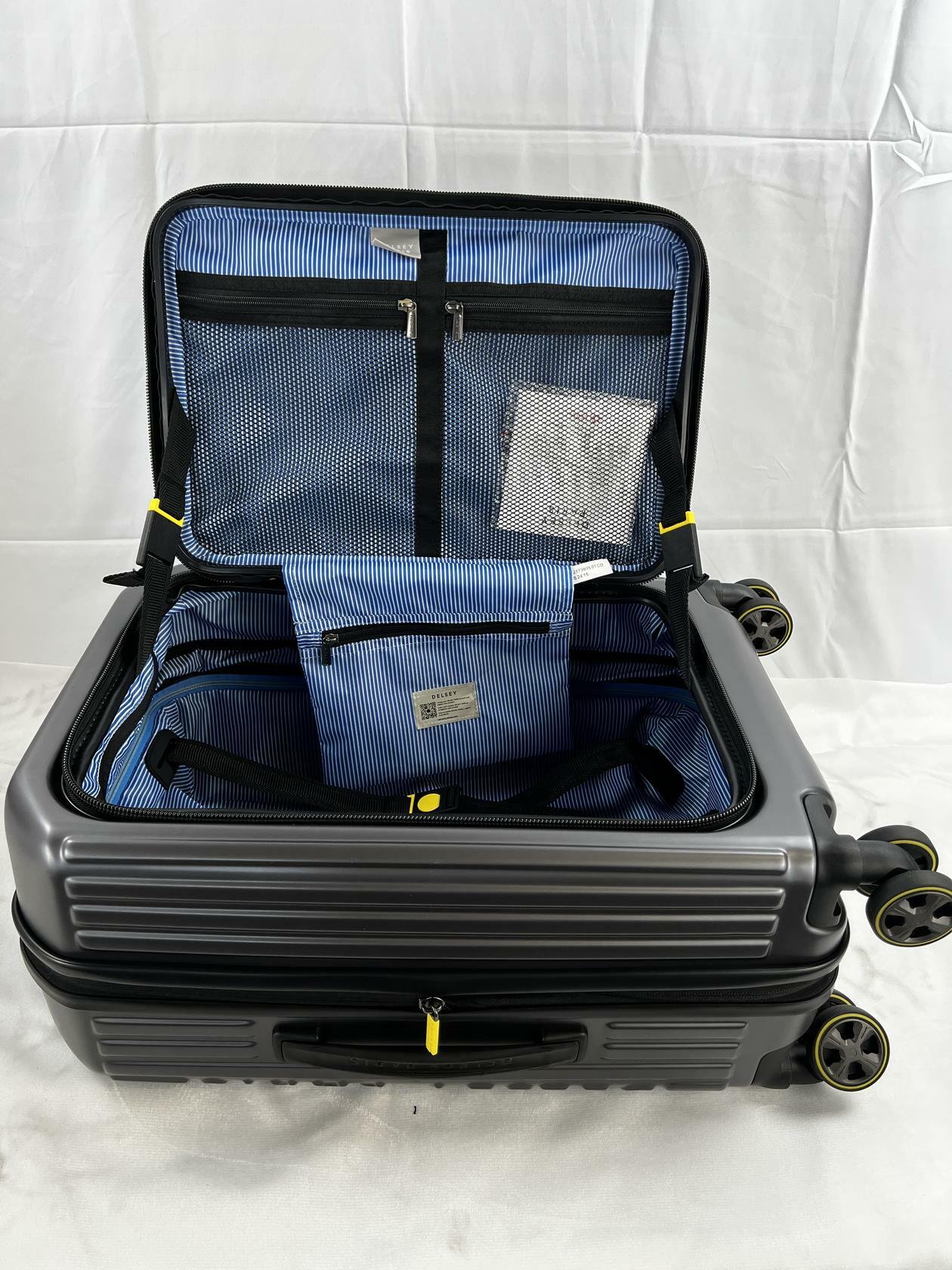 [Like_new] Delsey 22" Front Lid Carry-On Hardside Spinner