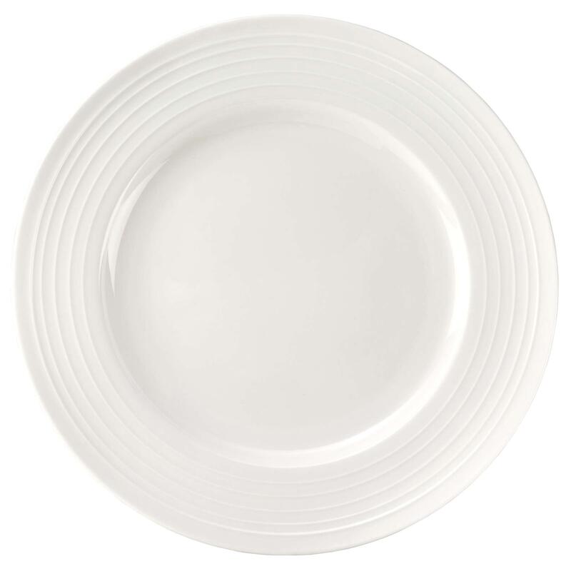 [Like_new] Mikasa Ciara 40-Piece Dinnerware Set, Bone China, Chip-Resistant, Dining
