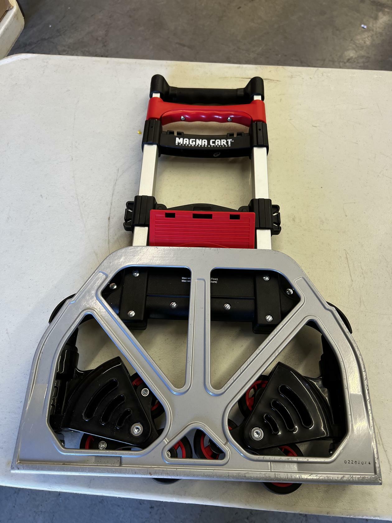 [Very_good] Magna Cart Plus Stair Climbing 6-Wheel Folding Aluminum Hand Truck Dolly Cart