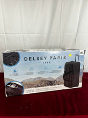 Delsey Paris 28" Torrent Black Collapsible Rolling Duffel Travel Outdoor - Like New