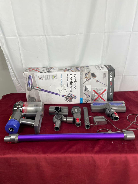 Dyson - Dyson Cyclone V8 Animal Cordless Vacuum Cleaner (Nickel/Purple) - Very Good