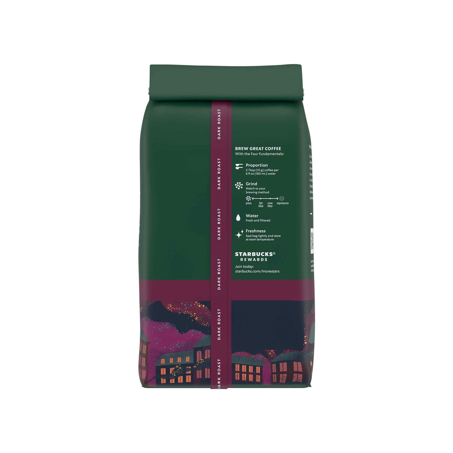 BB12/24 Starbucks Whole Bean Coffee, Dark Roast French 100% Arabica (28 oz)