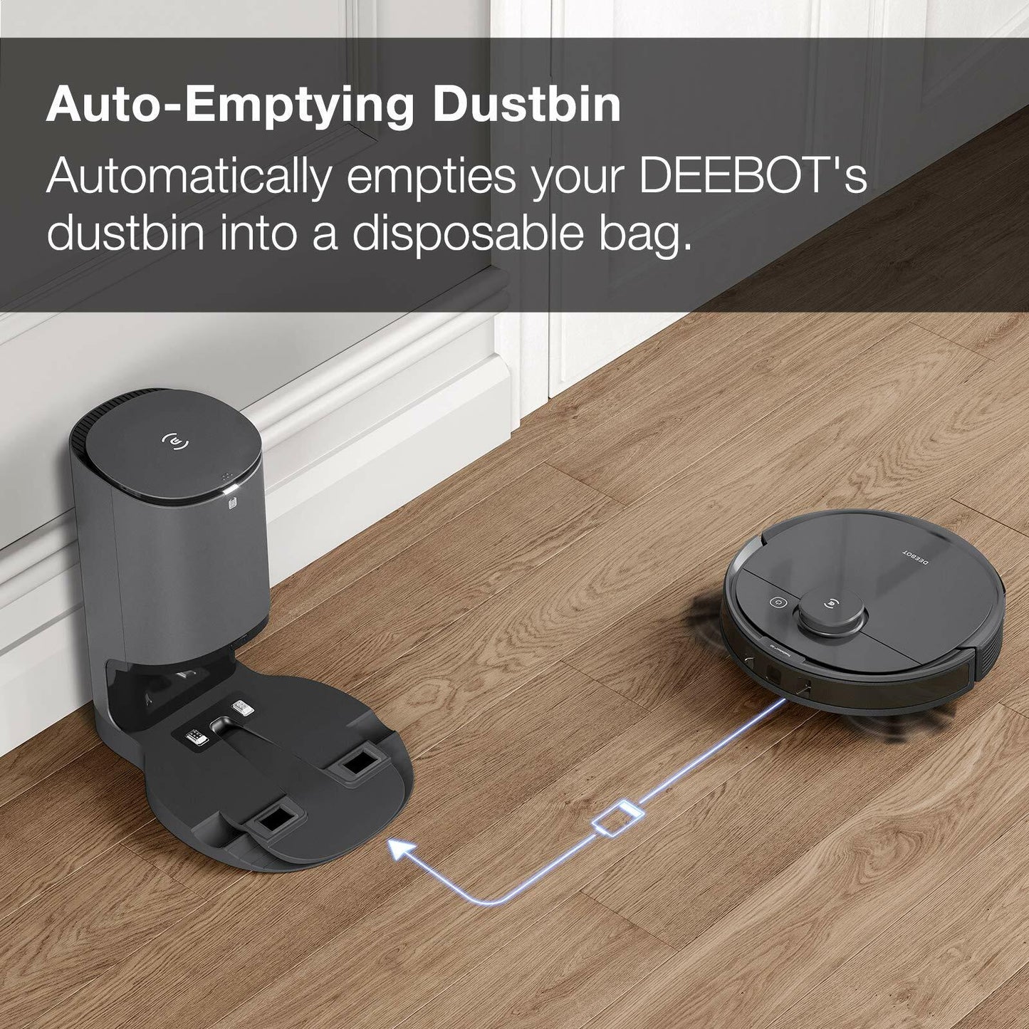 [Very_good] ECOVACS Deebot Auto-Empty Station, Compatible with T8 AIVI / T8 / N8 Pro