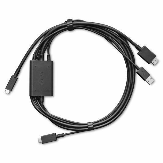 Wacom One 3 in 1 Cable One 12 and 13 Touch,Black