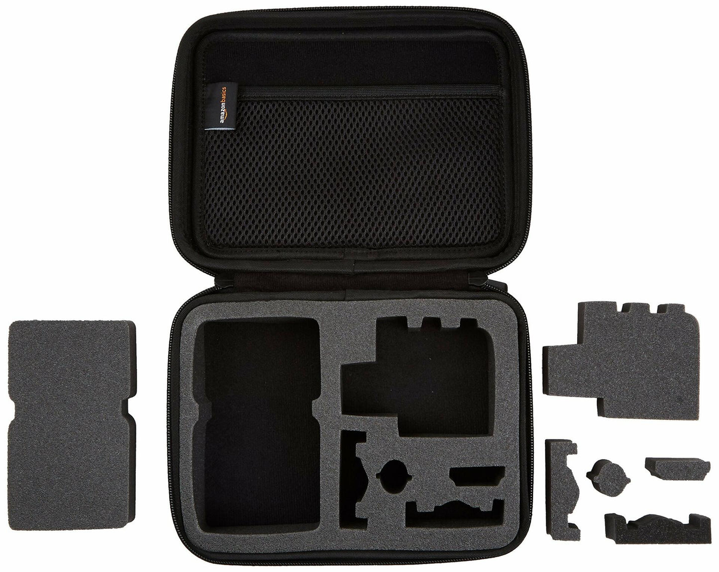 Amazon Basics Small Carrying Case for GoPro And Accessories, Solid, Black