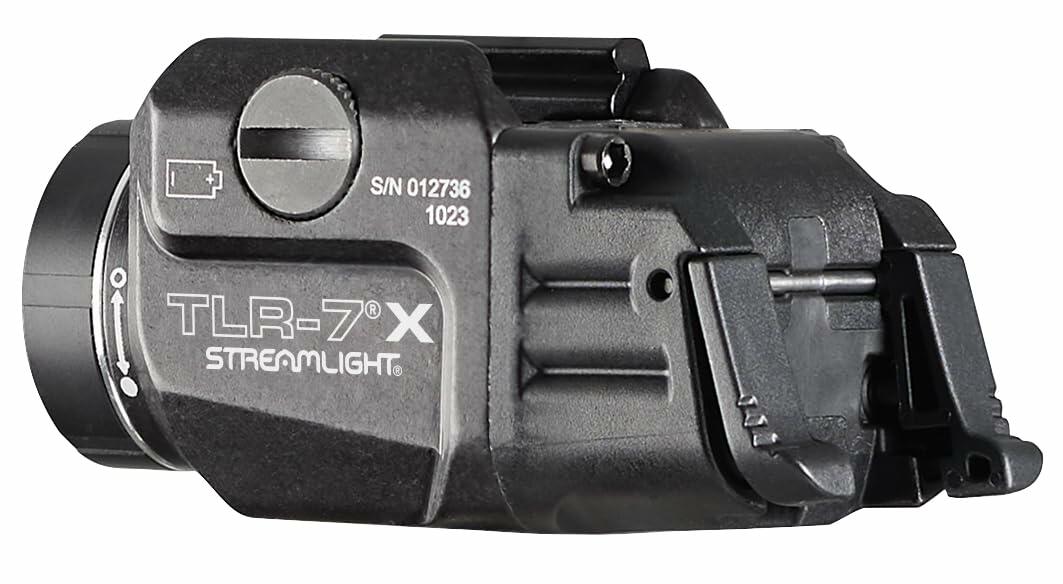 Streamlight 69424 TLR-7 X 500-Lumen Compact Tactical Weapon Light, Black