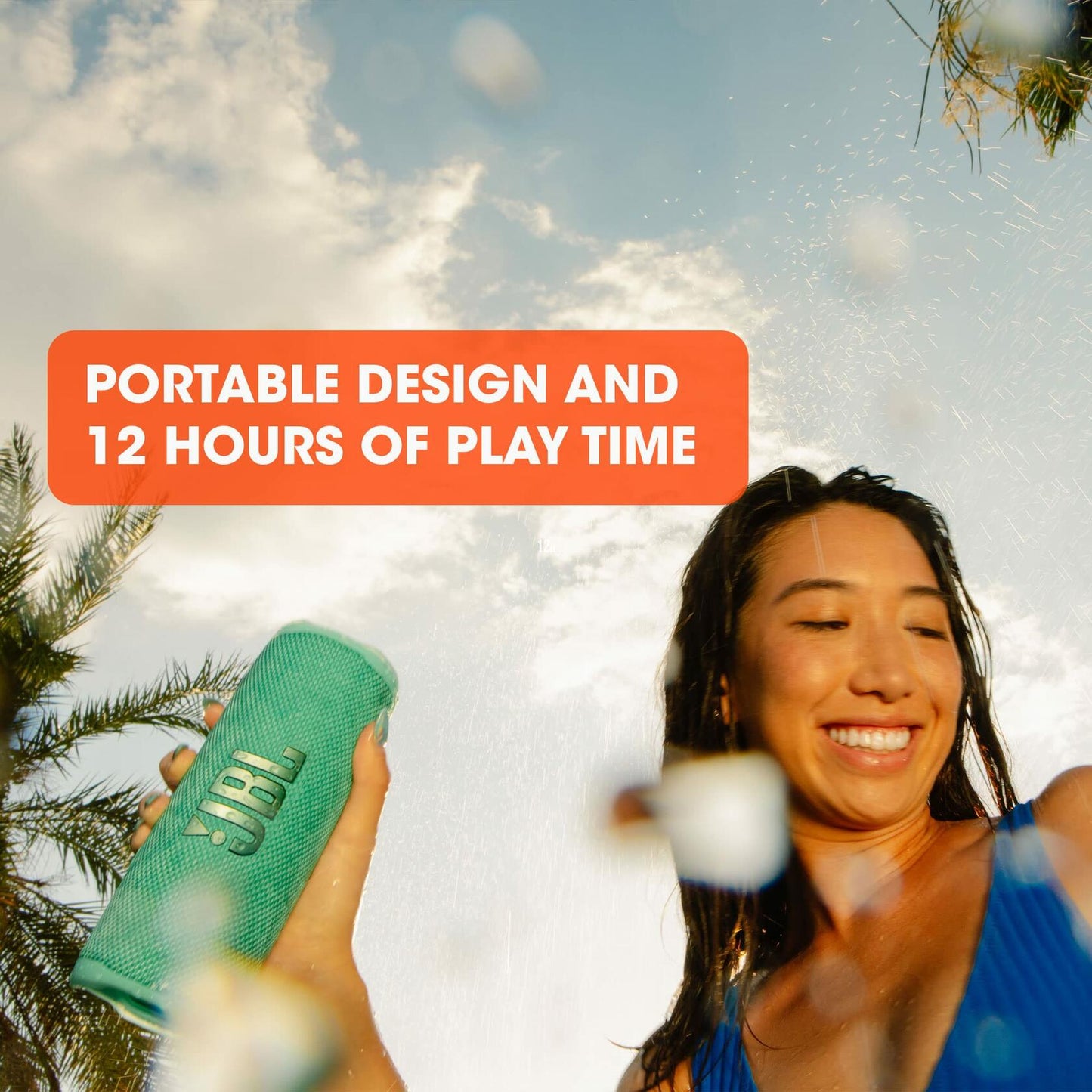 JBL Flip 6 - Portable Bluetooth Speaker, Waterproof (Black)