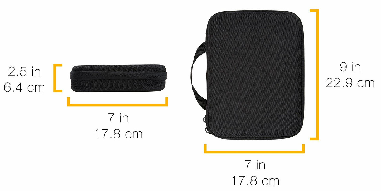 Amazon Basics Small Carrying Case for GoPro And Accessories, Solid, Black