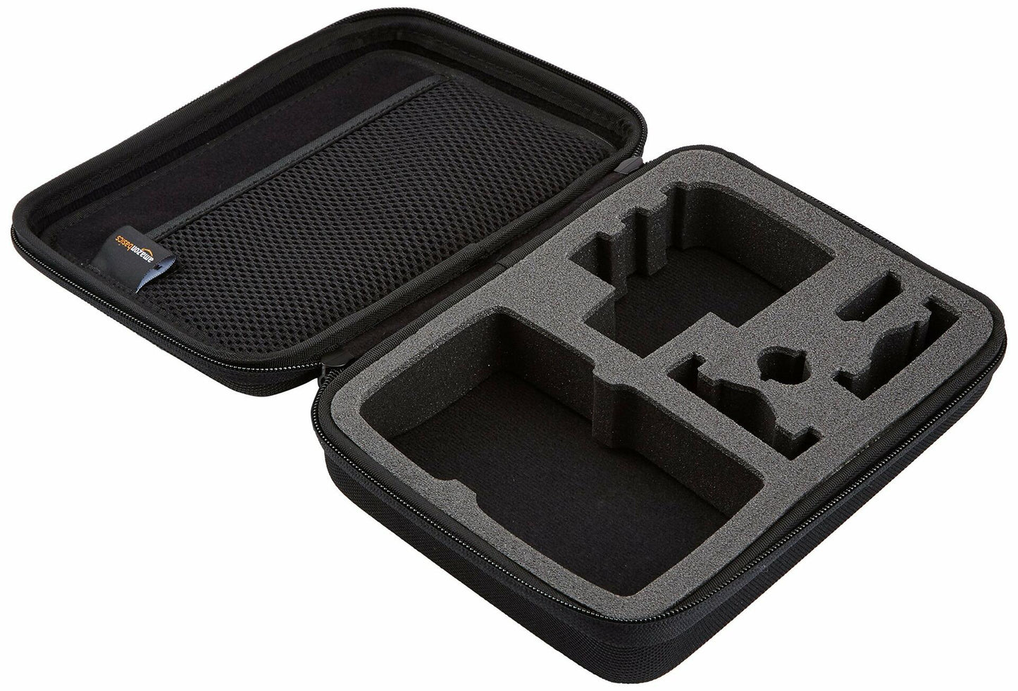 Amazon Basics Small Carrying Case for GoPro And Accessories, Solid, Black