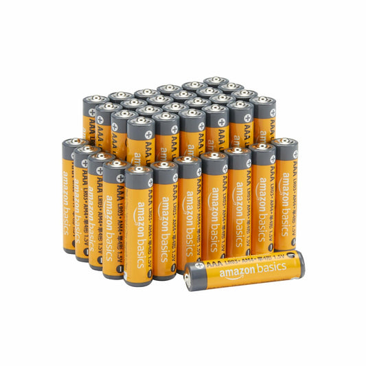 Amazon Basics AAA Alkaline High-Performance Batteries, 1.5 Volt, 36 Count