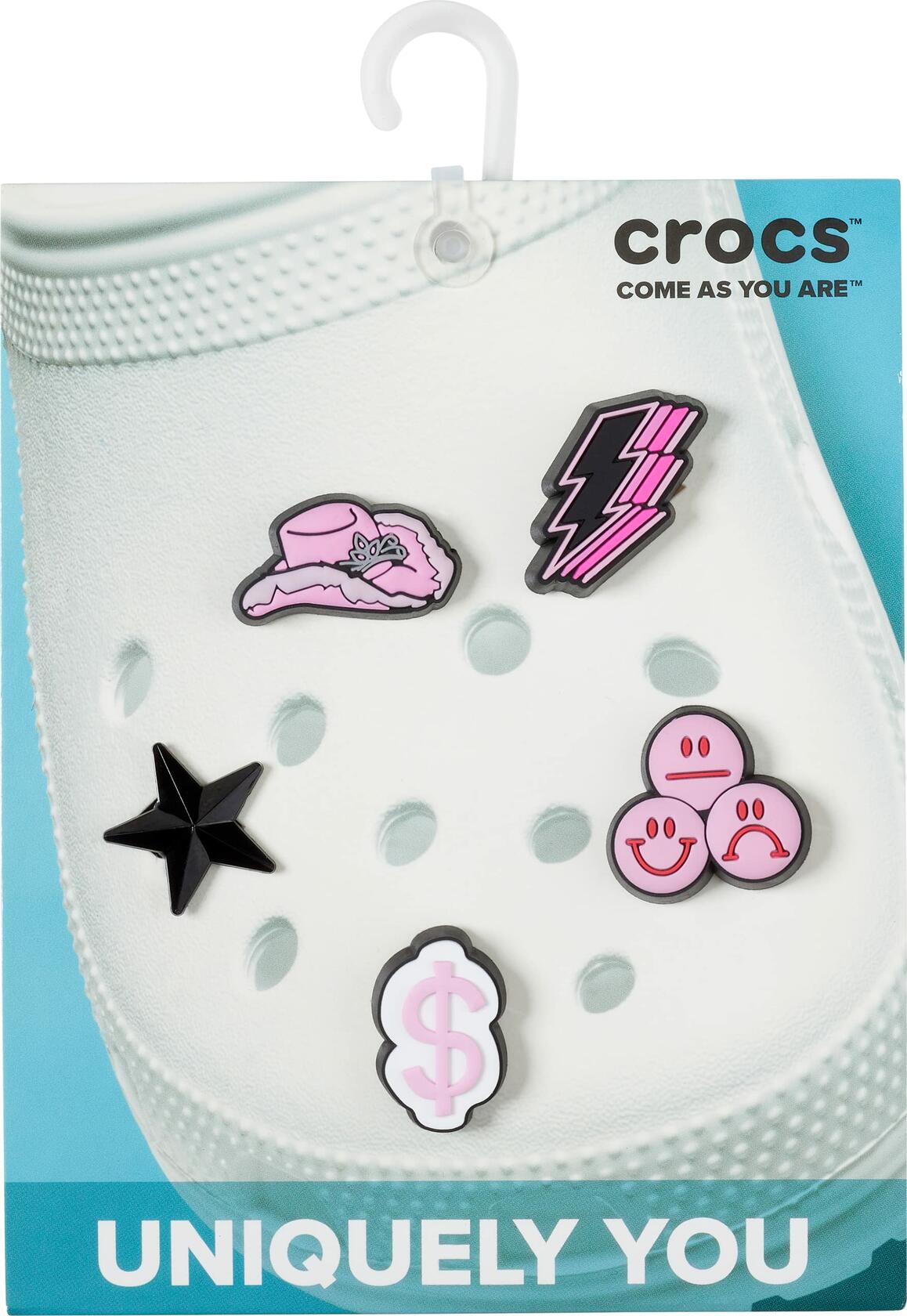 [Good] Crocs Jibbitz 5-Pack Trendy Shoe Charms Spacey Girl One Size