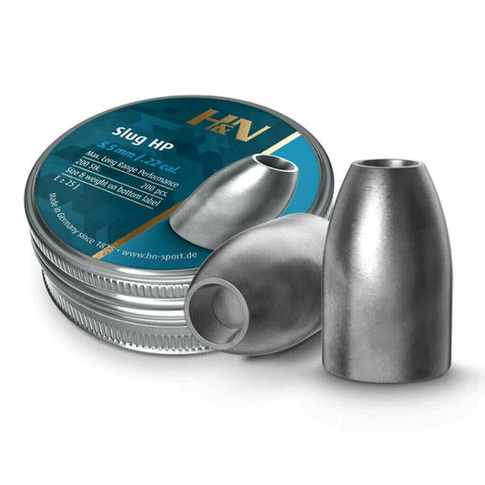 [Like_new] H&N Sport Airgun Slug HP .22 Cal 5.5 mm Head 21 gr, One Size