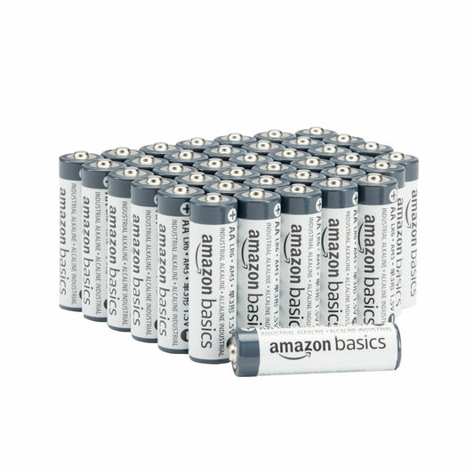 [Like_new] Amazon Basics 40-Pack AA Alkaline Industrial Batteries, 1.5 Volt, 5-Year Shelf