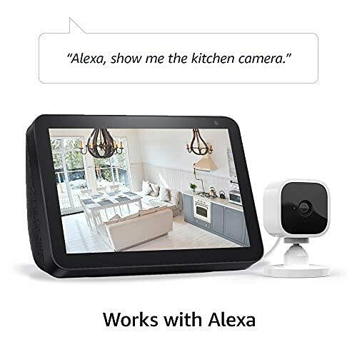 Blink Mini - Compact indoor plug-in smart security camera – 1 camera (White)