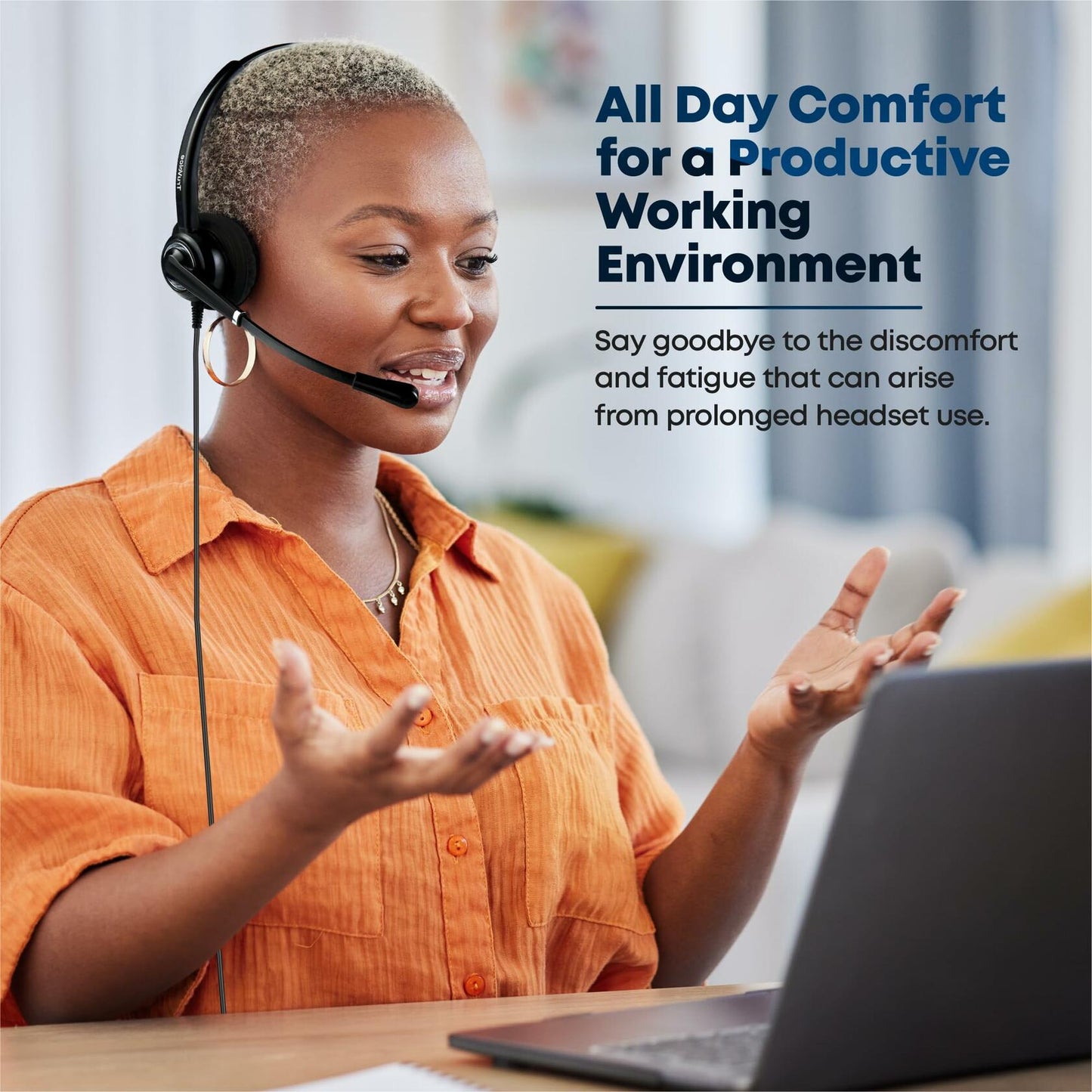 VoicePro 10 Professional Home Office and Call Center USB Headset