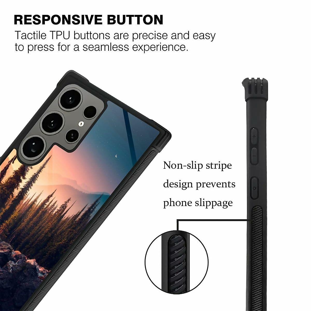 Goodsprout Compatible with Samsung Galaxy S24 Ultra Case, Mountain Dreams Tree