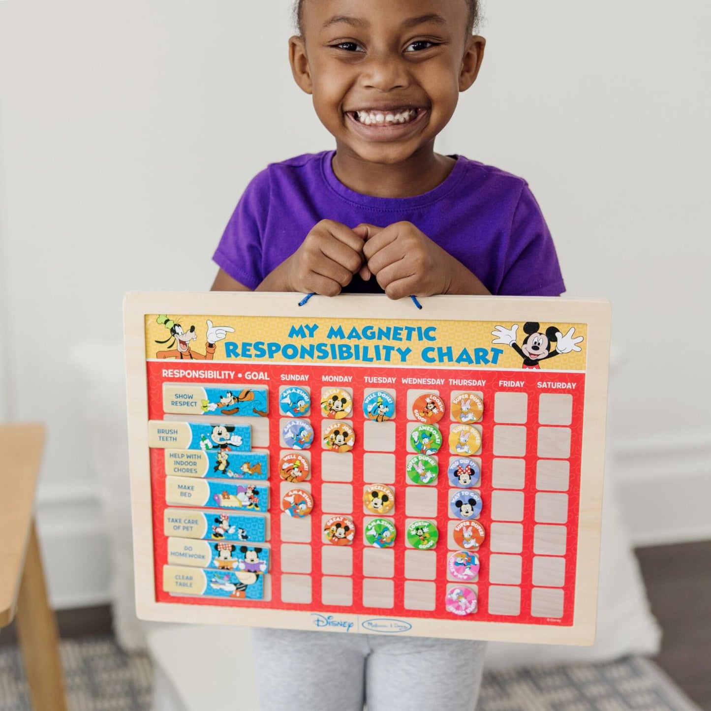 Melissa & Doug Disney Mickey Mouse Clubhouse My Magnetic Responsibility Chart