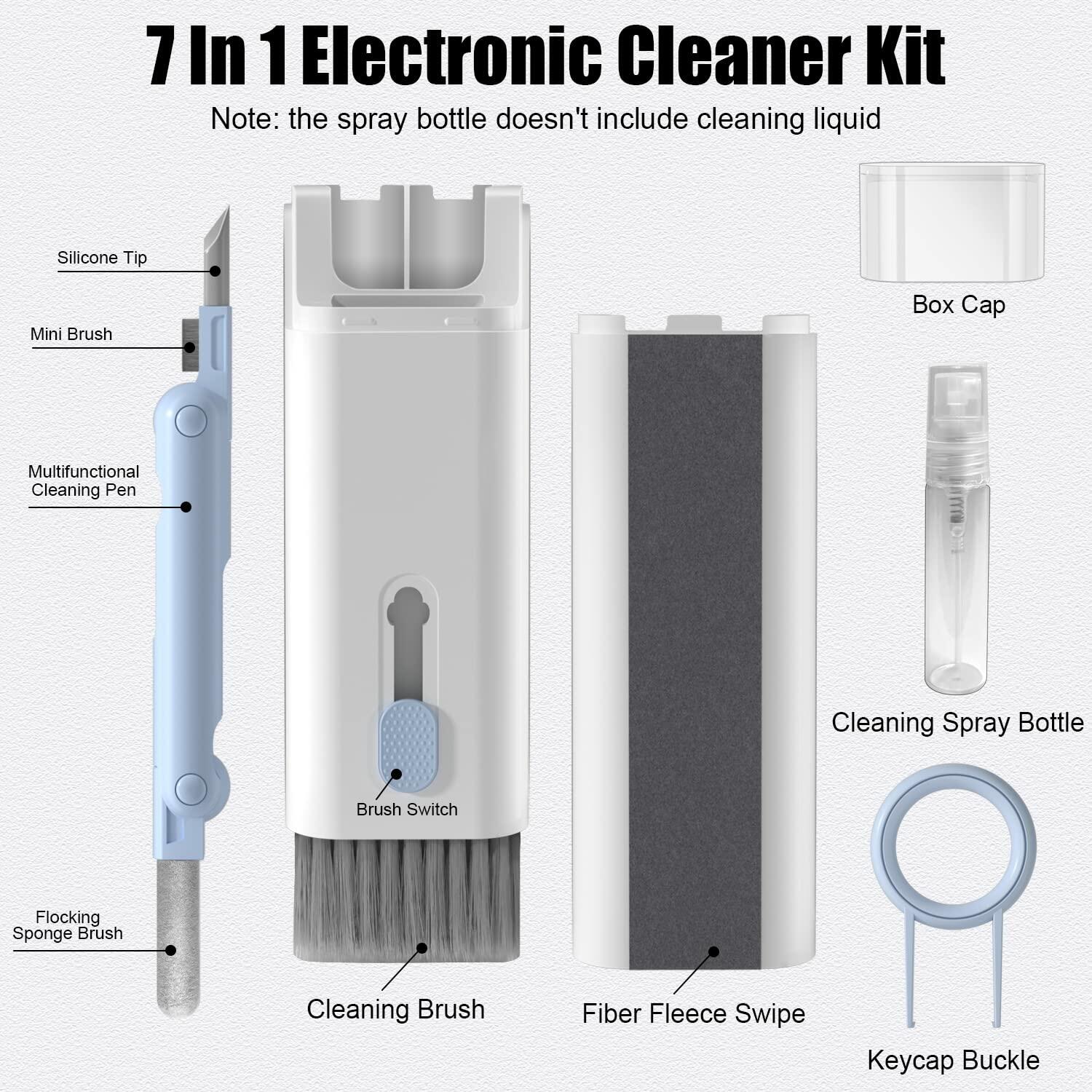 7 in 1 Electronic Keyboard Cleaner Kit with Brush, 3 in 1 Cleaning Tools