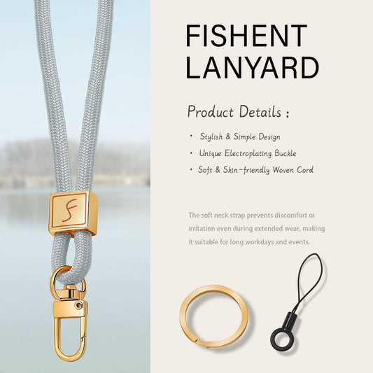 Fishent Lanyard, Cute Neck Lanyards for Keys ID Badges Holder Teacher Lanyard,